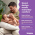 Boppy Uplift Nursing Pillow - Wedge Bottle & Breastfeeding Pillow to Reduce Spit-Up and Reflux Symptoms