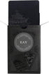 Luxury Black Playing Cards - Plastic Poker Cards Standard Size 52+2 (Black Tower)