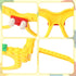 12 Pcs Building Bricks Glasses Building Blocks Games for Kids Birthday Party Favors Supplies, Carnival Party