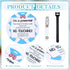 2 Pack PLIGREAT No Touching Baby Car Seat Sign, No Kissing Baby Stroller Tag with Hanging Straps and Clip, No Touch