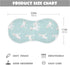 YYZZH 2 Pack 100% Dalmatian Dog Pattern On Blue Muslin Burp Cloths for Baby Cotton Baby Washcloths Bibs for Boy Girl