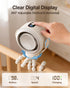 Pinch-Proof 10H 5-Speed SWEETFULL Portable Stroller Fan, Baby Fan, Battery, Quiet Mini Clip on Fan, USB-C Rechargeable