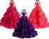 3Pcs Handmade Vintage Dress for 29cm Doll, Wedding Noble Party Gown Outfit for 11.5 inch Dolls