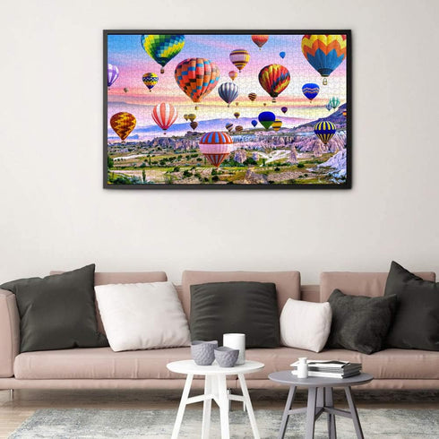 Puzzles for Adults 1000 Piece Puzzles for Adults –Hot Air Balloons Landscape Style Jigsaw Puzzle Game Toys Gift