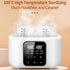 HEALT Double Bottle Warmer with Smart Temperature Control, Fast Baby Food Heater and Defrost Warmer with Timer