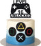 Level 16 Unlocked Cake Topper, Video Game Controller Cake Topper for 16th Birthday Party Decoration