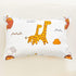 4 Set Flysheep Piece White Toddler Bedding for Baby Girls and Boys, Cute Animals Printed - includes Quilted Comforter