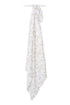 lulujo Baby 100% Cotton Muslin Swaddle Blanket, 47 x 47-Inches, Modern Llama Design (LJ464)