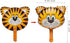 SUN-E 12PCS Mini Animals Balloons Jungle Safari Theme Birthday Party Decorations for Kids