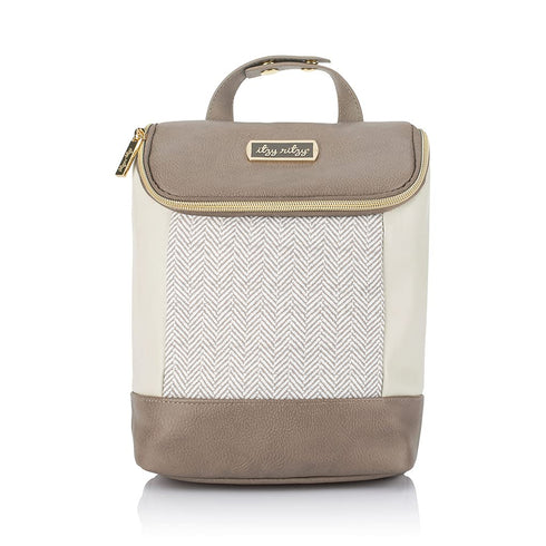 Itzy Ritzy Insulated Bottle Carrier & Pacifier Case with Clip Charm