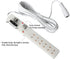 1:12 iLAND Scale Accessories of Dollhouse Lighting Power Strip & Adapter, Mini Doll House Accessories for Miniature