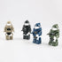 Toy Soldiers Figures, Black Bomb Disposal Suit Armor E.O.D Suit, Military Equipment Custom Minifigure for Ages 3+