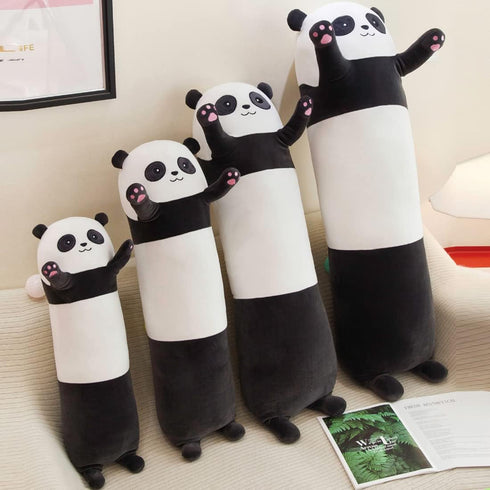 Panda Plush Pillow - Soft Long Stuffed Animal Pillow, Cute Long Panda Plush Toy for Kids, Girlfriend (43.3inch)