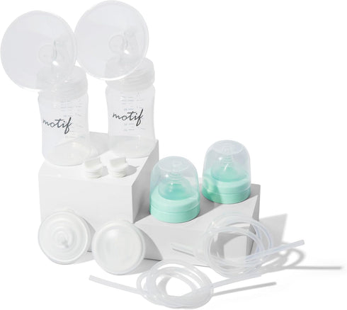 Motif Medical Luna Breast Pump Replacement Parts - Resupply Kit w/Milk Storage