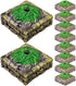 10pcs Miniature Trees and Model Trees Base for Diorama, Fake Trees for DIY Micro Landscape Sand Table