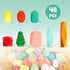 48 PCS Wooden Sorting Stacking Rocks Stones,Sensory Toddler Toys Learning Montessori STEM Toys, Building Blocks Game for Kids 3-6 Years Boy and Girl Birthday Gifts for Kids