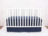 3-Pack Set 9" 28x52, Cozy 2 Blue/1 CaSaJa Fitted Crib Sheets for Baby Boys, Extra Soft Breathable Deep Mattress Sheet