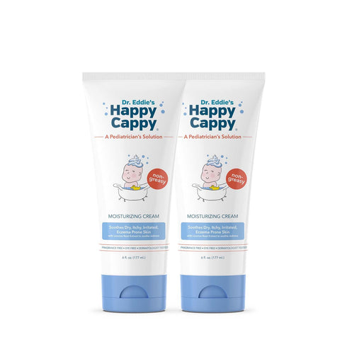 Happy Cappy Dr. Eddie's Pediatrician-Formulated Baby Lotion, 6 oz each, 2-Pack - Gentle, Paraben Free, Hypoallergenic