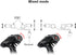 INJORA RC Transmitter 2.4GHz 6CH Controller and Receiver for 1/8 1/10 RC Car Boat Tanks Crawler TRX4 SCX10 Upgrade Parts