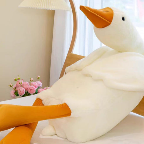35" 0+(Birthday Ryttir Giant Goose Plush - Extra Soft Goose Stuffed Animal Hugging Pillow with Rotund Belly,Safety