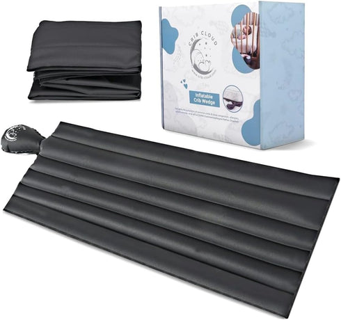 Inflatable Wedge Pillow for Colic Baby Relief Fully Adjustable Infant Sleeping Wedge to Help with Acid Reflux, GERD
