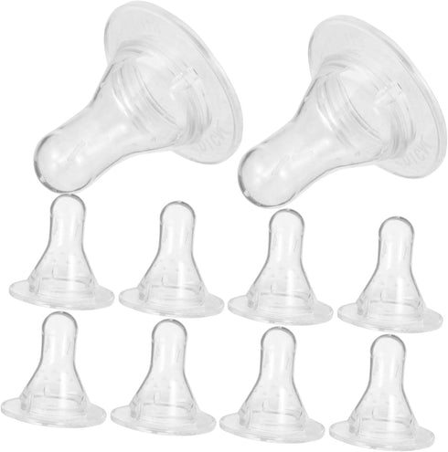 Happyyami 30 Pcs Lamb Silicone Pacifier Teats for Livestock Feeding
