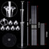 4 Sets of Reusable Balloon Stand Kits, Clear Balloon Stand with Base for Birthday Party Baby Shower Wedding Decoration