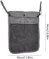 Baby Stroller Organizer Pocket with Two Storage Pockets, Detachable Straps for Nappy Baby Cloth Diaper (Grey)