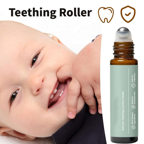 HMAMOR (3 Mamas Teether Teething Relief Roller, Teething Roller All Natural for Babies, Mamas Teether oller, eething