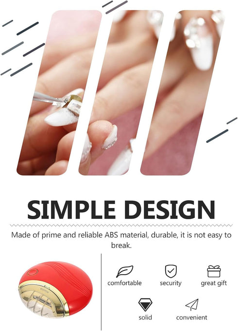 Trimmer Electric Nail Clipper and for Babies, USB Rechargeable Pedicure Tool with Nail File, Safe Fingernail Grooming