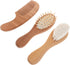 Hair Brush and Comb Set for Newborns, Soft Wool Bristles with Beech
