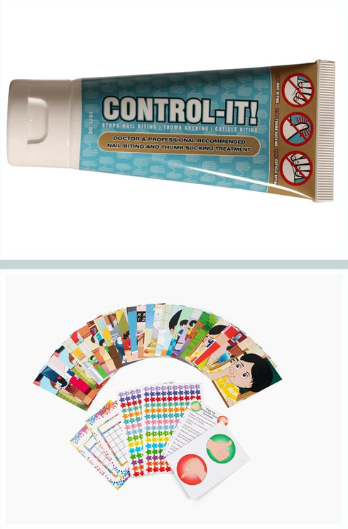 100% 21 Control-It Natural Nail Biting & Thumb Sucking Solution | Natural Kid Safe Bitter Taste Deterrent | Gentle on