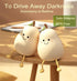 Kids,Dimmable HAPPYBAG Cute Silicone Night Light for Nursery Pear Lamps,Kawaii Room Decor Fruit Night Light Bedside