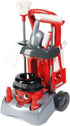 Casdon Henry & Hetty Toys - Deluxe Cleaning Trolley Playset with Working Hand Vacuum for Kids Aged 3+