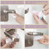 Child Proof Door Lever Locks (6 Pack) - Baby Proofing Door Handle Locks with Adhesives for Toddler Safety