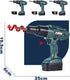 Electronic Power Drill Toy Tools - Kids Tool Set for Pretend Play with Realistic Light, Sound & Action
