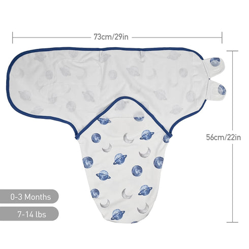 3-Pack 0-3 100% Organic Baby Swaddle Sleep Sacks, Swaddles for Newborns Baby Essentials, Infant Months, Cotton Soft