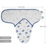 3-Pack 0-3 100% Organic Baby Swaddle Sleep Sacks, Swaddles for Newborns Baby Essentials, Infant Months, Cotton Soft