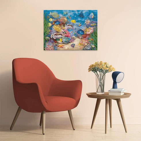 750 Ravensburger Tropical Reef Life | Piece Large Format Jigsaw Puzzle | Ideal for Adults and Kids | Unique Softclick