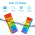 Children,5 Pack Sensory Chew Necklace, SLGOL Rinbow Color Silicone Chew Pendant Training and Development Fidget Toy