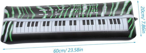 SAFIGLE 2pcs Inflatable Keyboard Microphone - Kids Musical Instrument Party Props