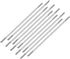uxcell M2x95mm Pushrod Connector Stainless Steel Rod Linkage,for RC Boat,Car,Airplane,Helicopter,10pcs