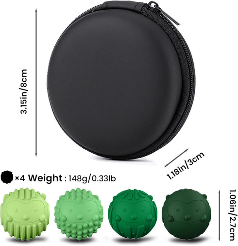 Silicone Magnetic Fidget Balls for Adult, Sensory Ball for Stress Relief, Featuring Textured Surface, for Autism, ADHD