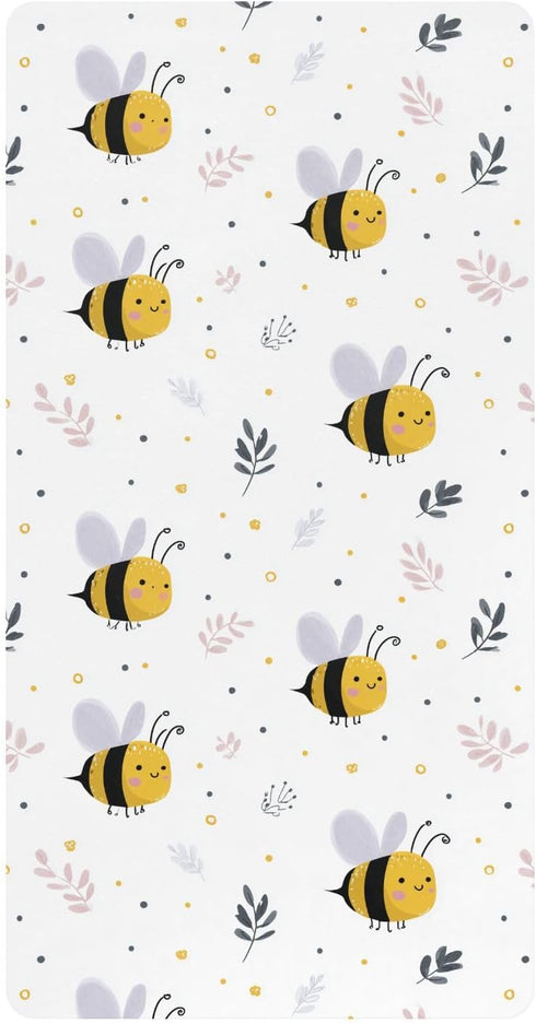 miaozhen Cotton Crib Sheets for Baby Boys Girls Soft Stretchy Cute Cartoon Creature