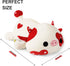 Onsoyours 12" Cute Cow Plushie - Soft Squishy Mushroom Cow Toy Pillow for Kids (Red Mushroom Cow)
