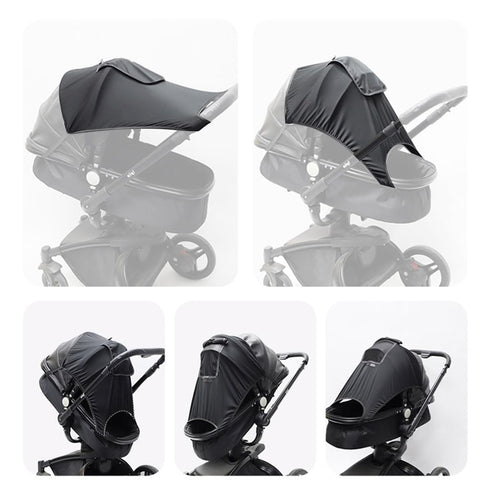 Sun Shade for Stroller Compatible with Evenflo Pivot Modular Travel System, Pram Sunshade Sun Cover, Waterproof Baby