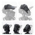 Sun Shade for Stroller Compatible with Evenflo Pivot Modular Travel System, Pram Sunshade Sun Cover, Waterproof Baby