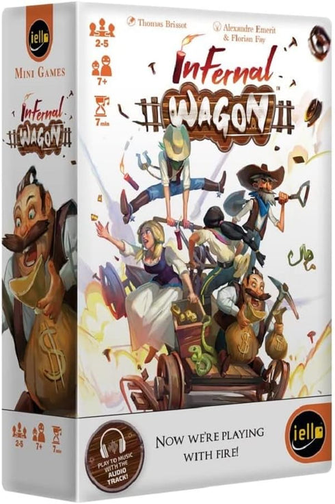 IELLO: Infernal Wagon - Quick Party Game, Complete Pre-Established Objectives to Prove