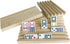 Set 8 Rummy Yuanhe Domino Holder Trays Rack - of Wooden Tiles Stand Holders for Mexican Train Chickenfoot