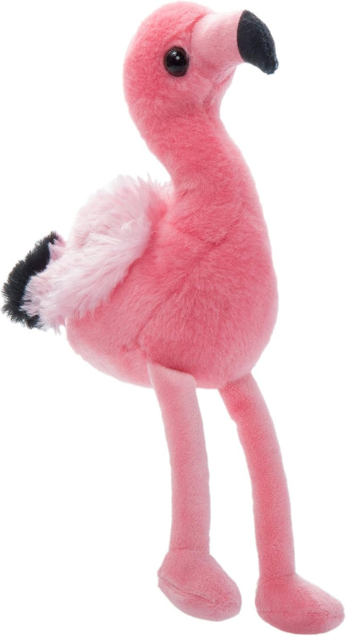 The Petting Zoo Flamingo Plush Toy, Stuffed Animal Plushie, Gifts for Kids, Wild Onez Babiez Zoo Animals, 6 inches